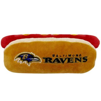 Baltimore Ravens- Plush Hot Dog Toy